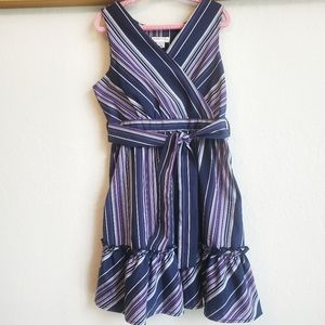 Habitual Girl Striped Sleeveless Dress - Little Girl Size 5/6 EUC